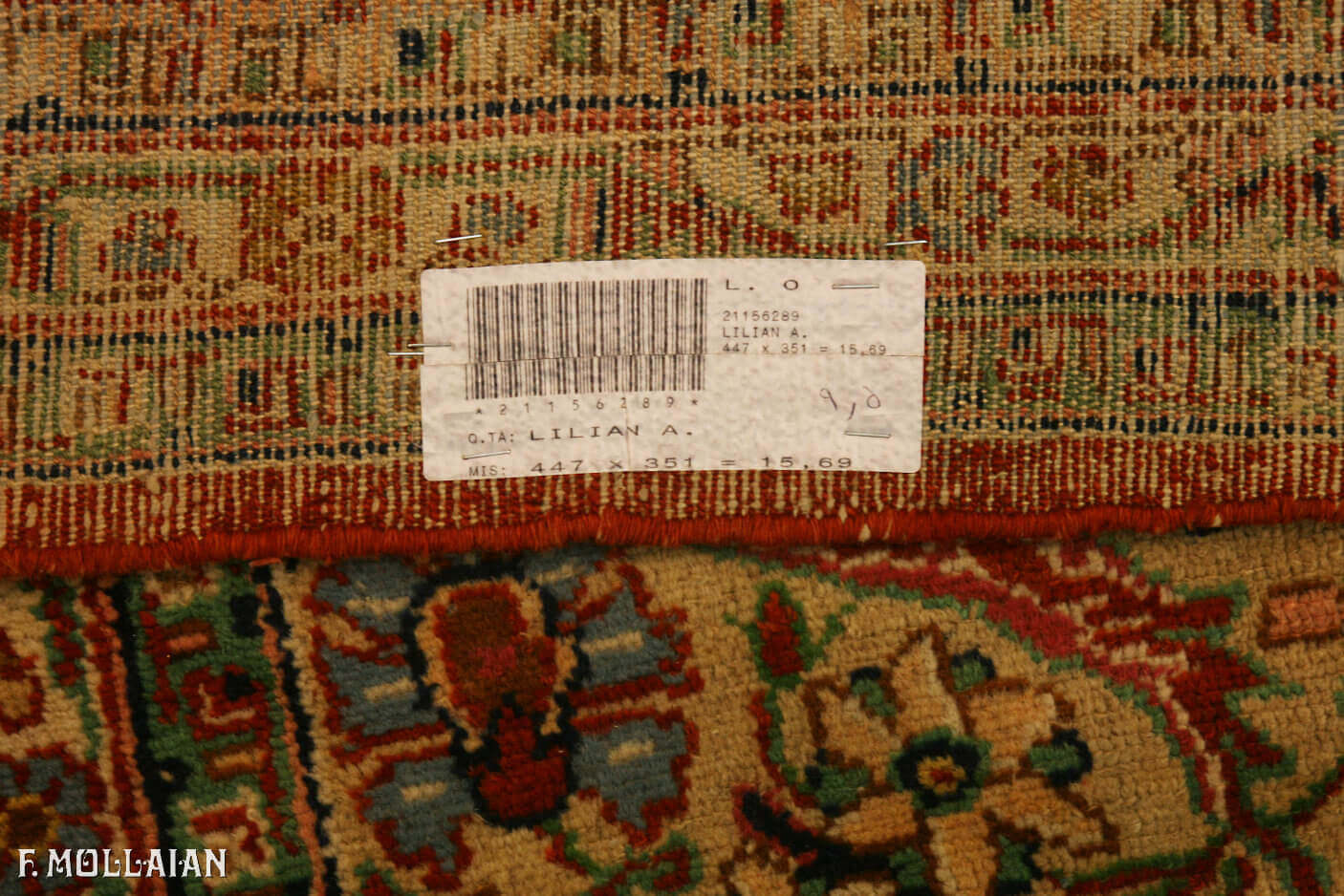 Antique Persian Lilian Carpet n°:21156289